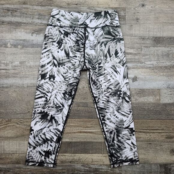 Prana Roxanne Crop Leaf Print Leggings size S - Picture 3 of 6